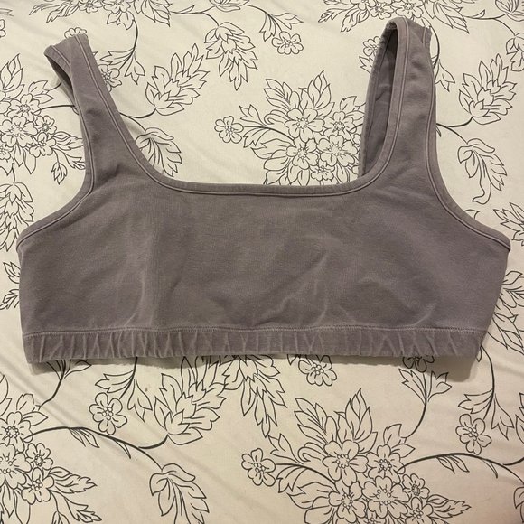 SKIMS Other - SKIMS NWOT Grey Desert OUTDOOR WIDE NECK BRALETTE 3X